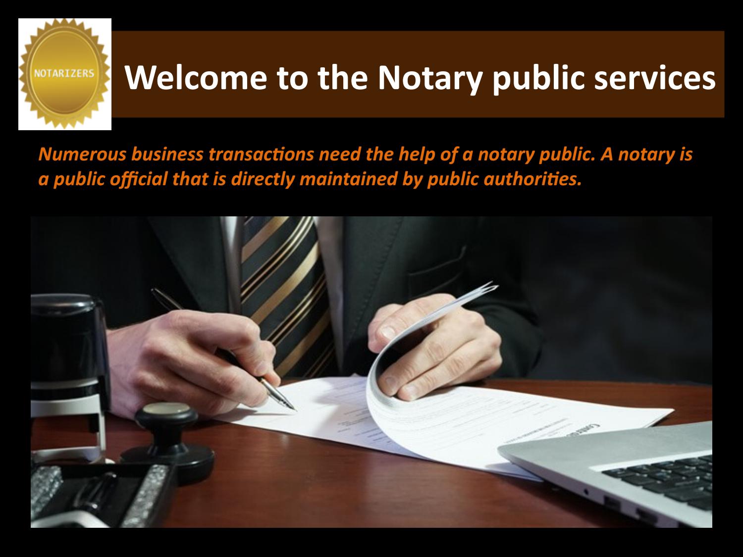 Importance of notary public services by Notary public services Issuu
