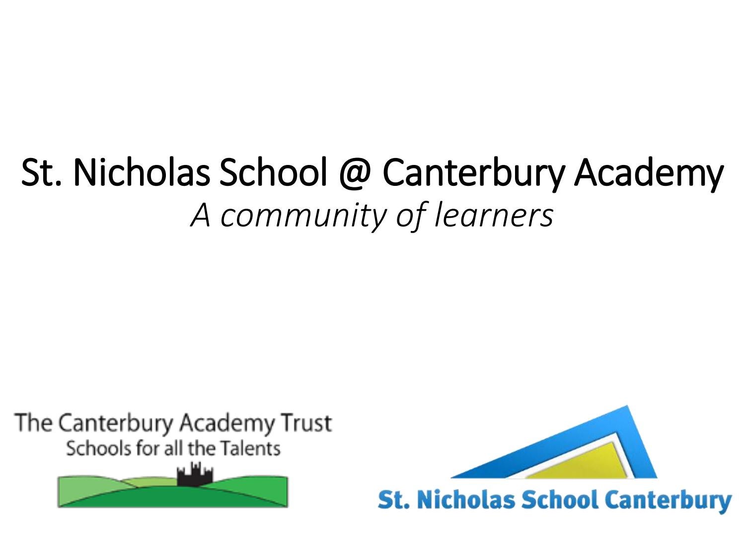 to St Nicholas School Canterbury Academy by Schudio Issuu