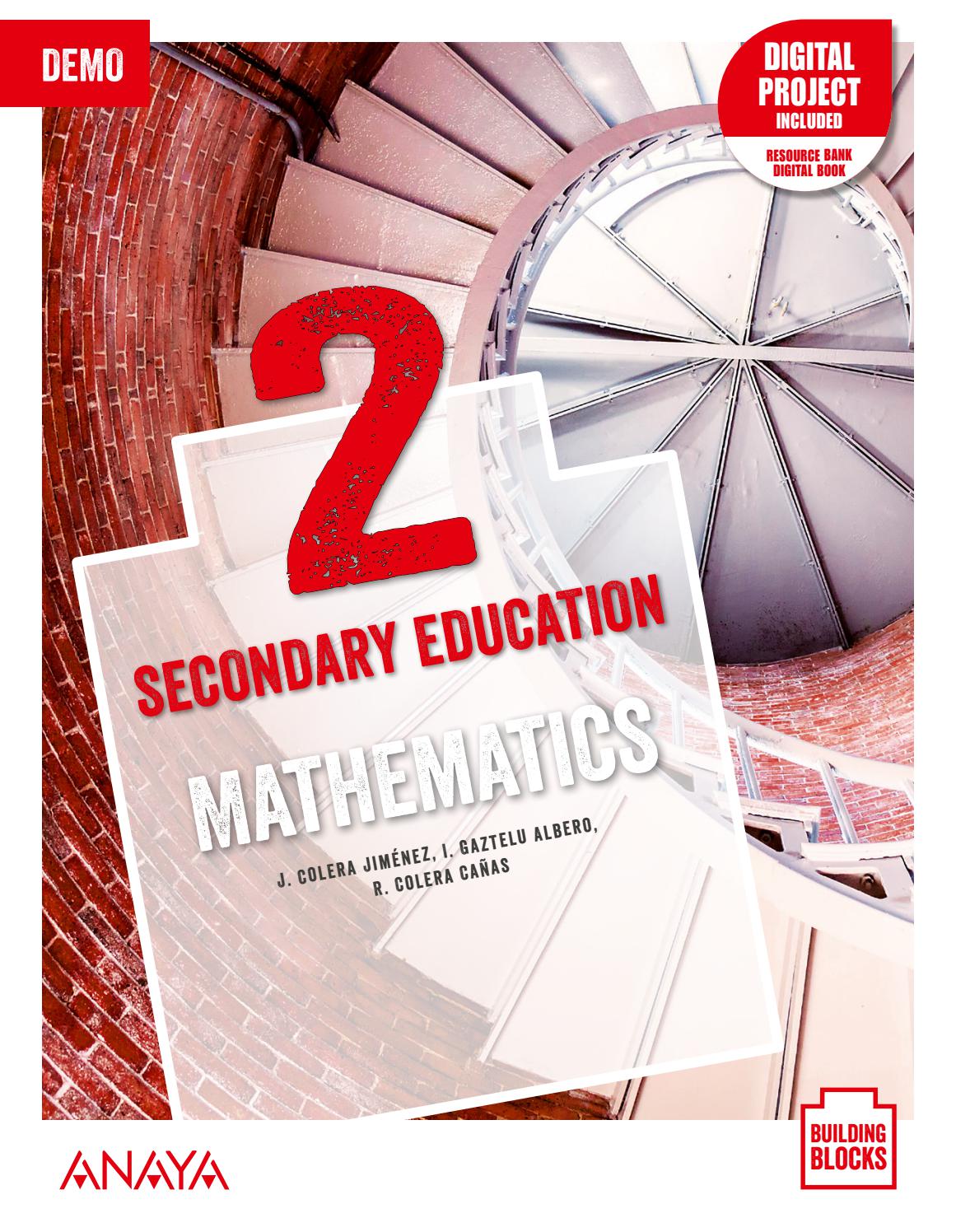 Mathematics 2 Demo Scope And Sequence And 4 Sample Units By Grupo Anaya S A Issuu