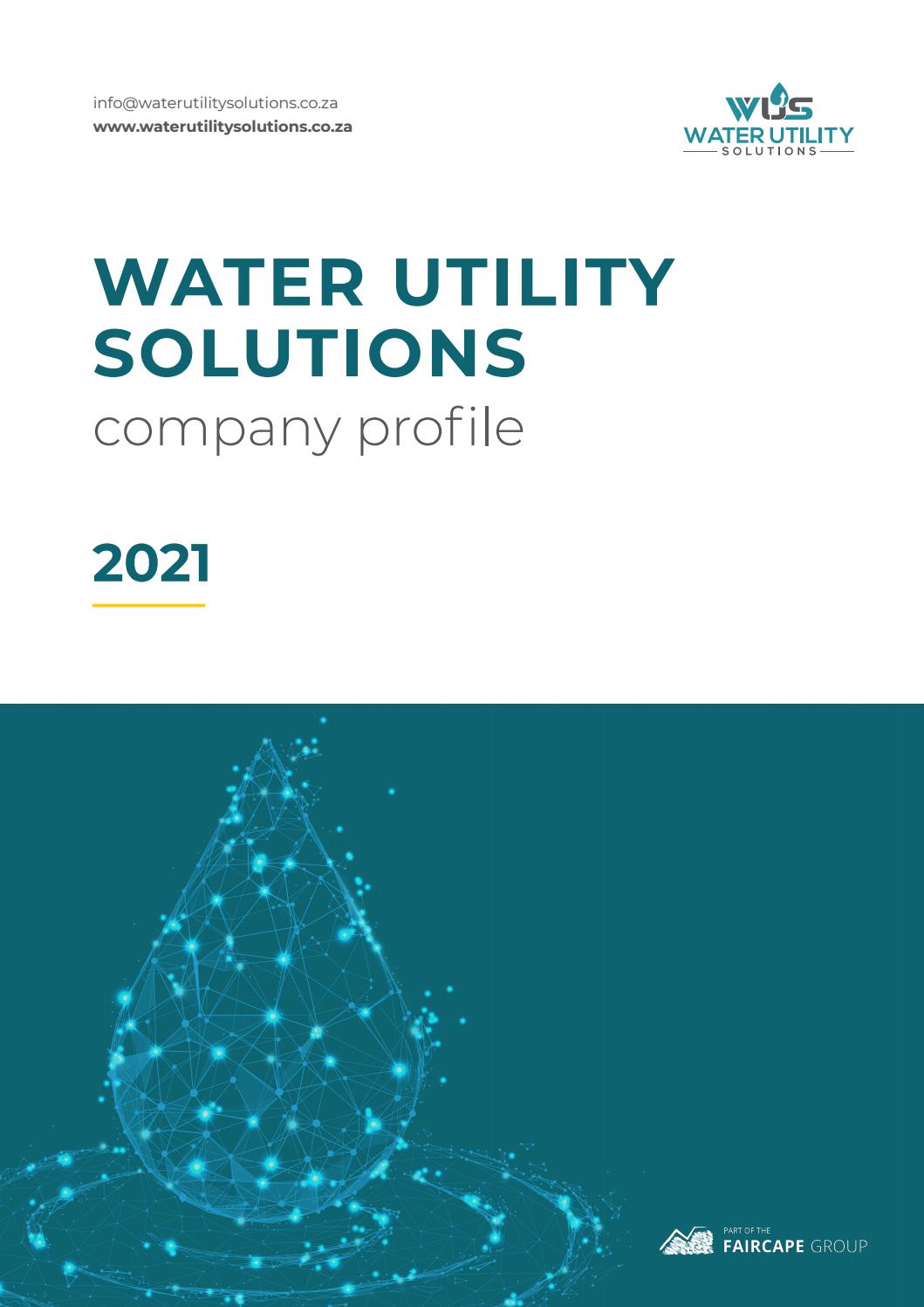 Water Utility Solutions Company Profile by FaircapeGroup Issuu