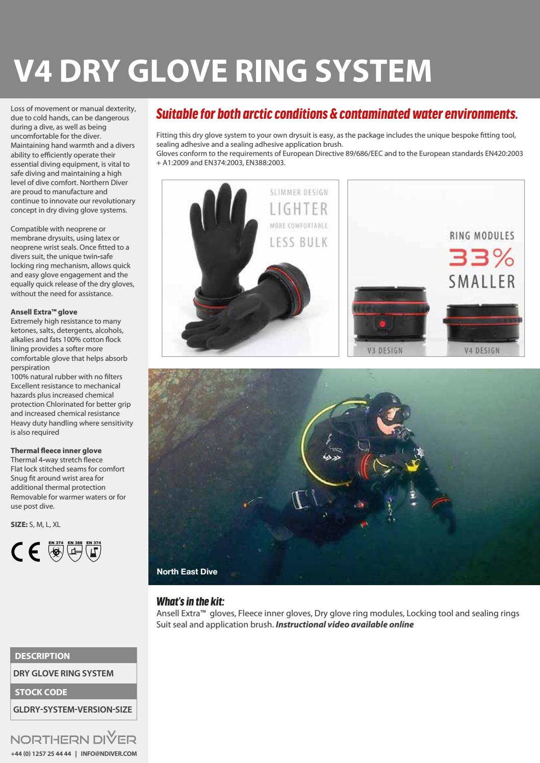 V4 Dry Glove Ring System by Northern Diver UK Issuu