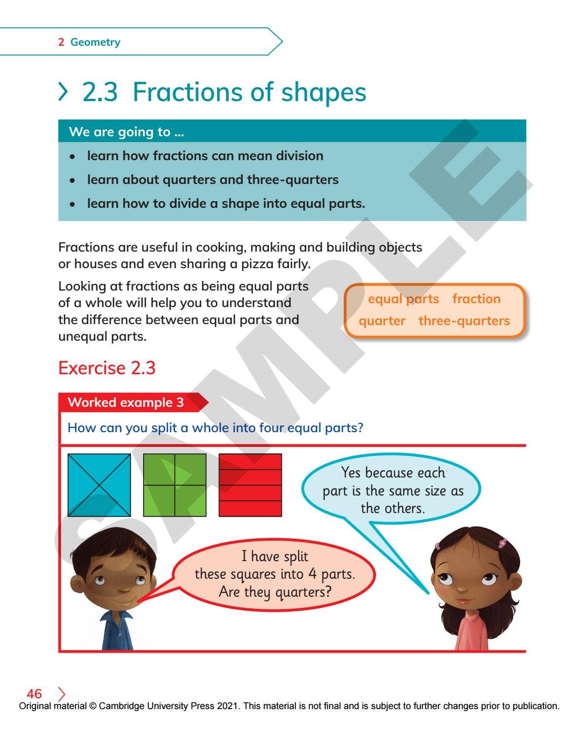 Prior Learning Chapter Book Math Primary Mathematics Learner's Book 2 Sample by Cambridge International ...