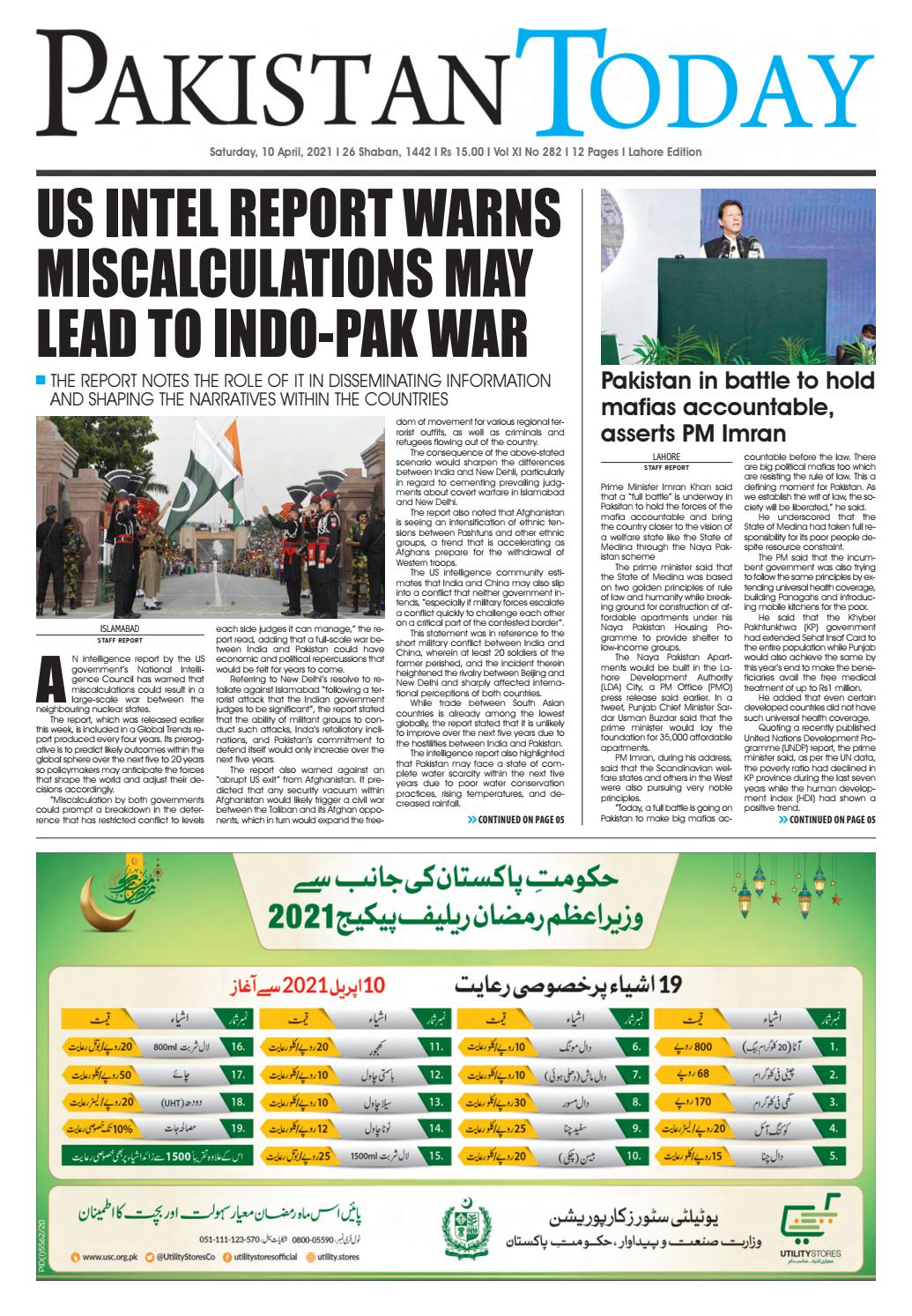Epaperlhr 21 04 10 By Pakistan Today Issuu