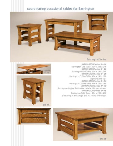 E & G Amish Furniture 家具目录 · AJs 家具 2021 - E&G Amish 家具 第 17 页