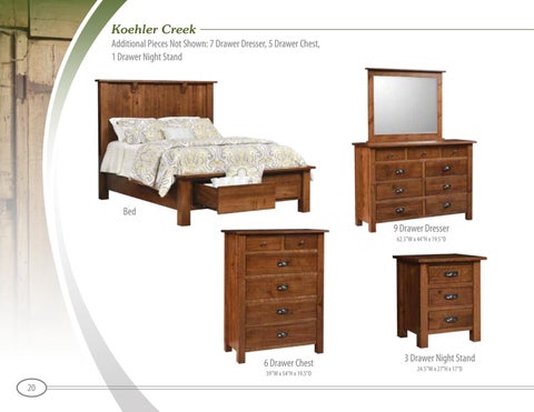 E & G Amish Furniture 家具目录 · Briarwood 2021 - E&G Amish 家具 第 20 页
