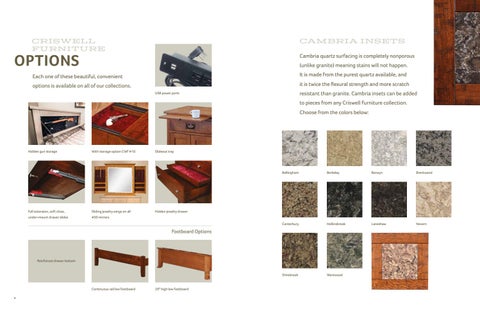 E & G Amish Furniture 家具目录 · Criswell 家具 2021 - E&G Amish 家具 第 6 页
