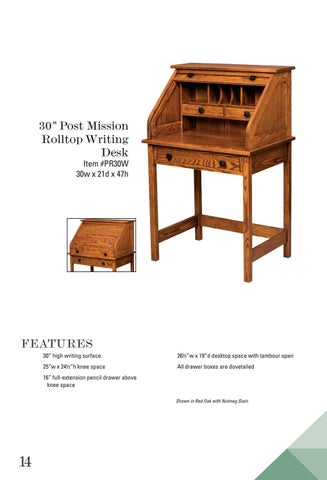 E & G Amish Furniture 家具目录 · E&I Woodworking 2021 - E&G Amish 家具 第 16 页