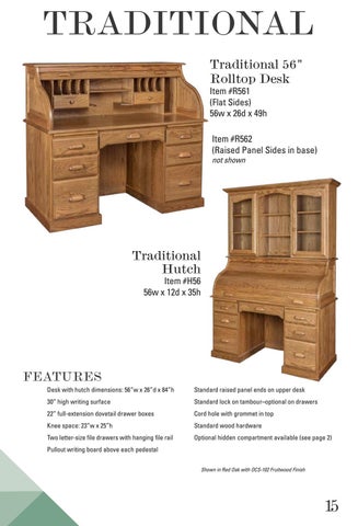 E & G Amish Furniture 家具目录 · E&I Woodworking 2021 - E&G Amish 家具 第 17 页