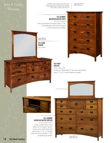 E & G Amish Furniture 家具目录 · E&S 实木 Creations 2021- E&G Amish 家具 第 14 页