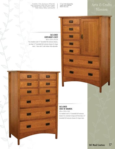 E & G Amish Furniture 家具目录 · E&S 实木 Creations 2021- E&G Amish 家具 第 17 页