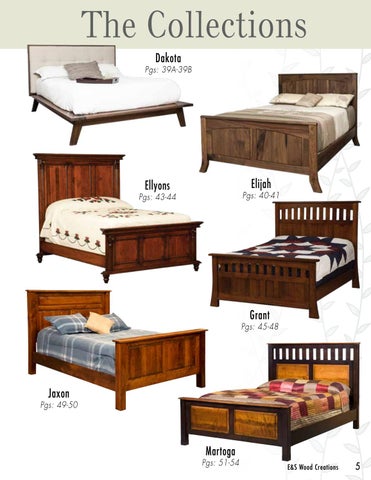E & G Amish Furniture 家具目录 · E&S 实木 Creations 2021- E&G Amish 家具 第 5 页