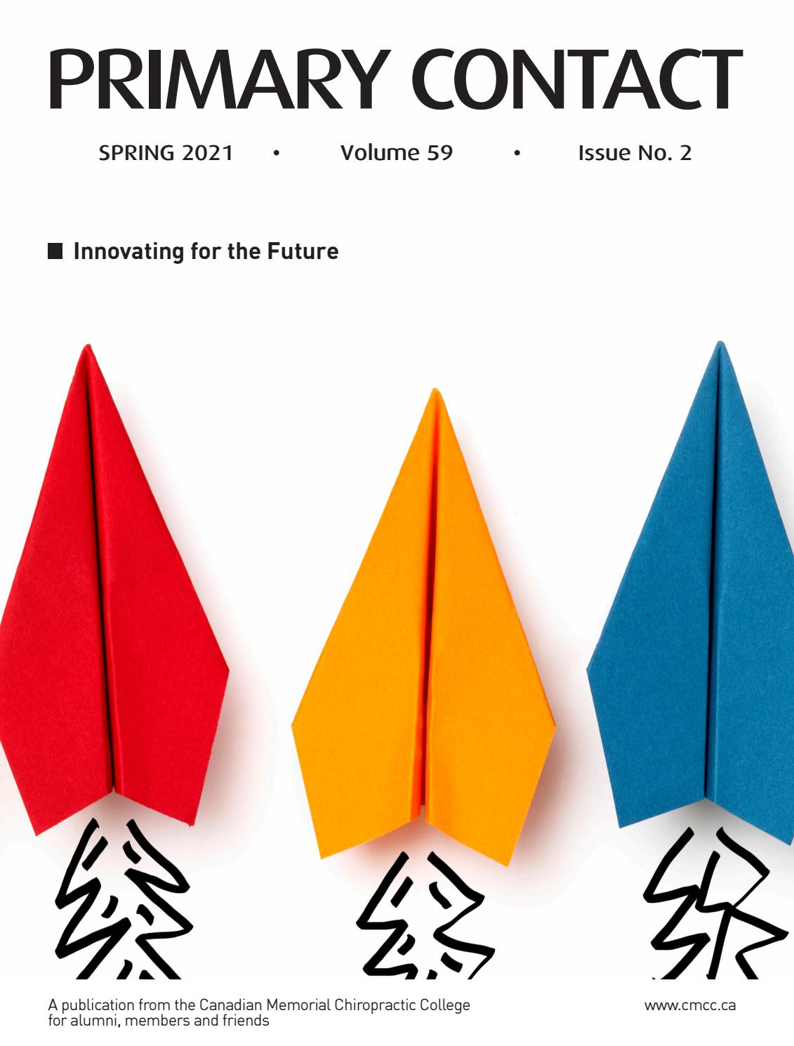 Primary Contact Spring 21 By Canadian Memorial Chiropractic College Issuu