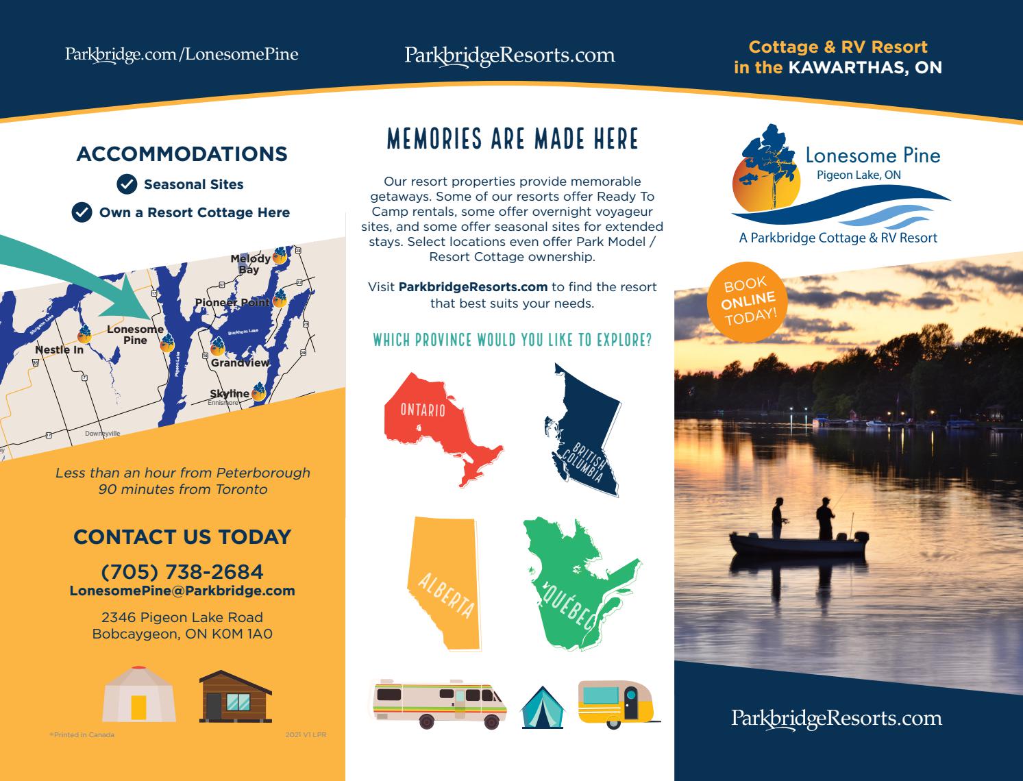 Lonesome Pine Resort Map Brochure Of Lonesome Pine By Parkbridge - Issuu