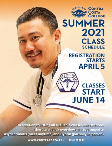 Contra Costa College Summer 2021 Class Schedule by Contra Costa College - Issuu