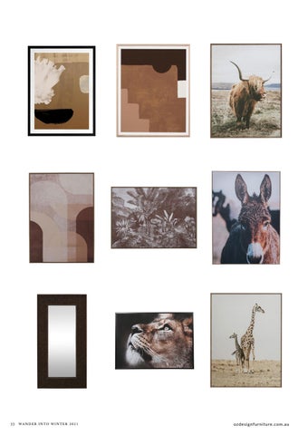 OZ Design Furniture | Wall Art 家具目录 W21 第 10 页