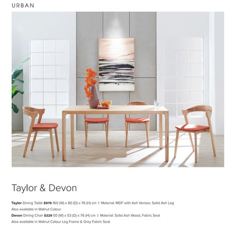Pertama Merchandising Pte Ltd 家具目录 · Urban 第 16 页