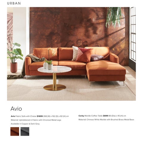 Pertama Merchandising Pte Ltd 家具目录 · Urban 第 8 页