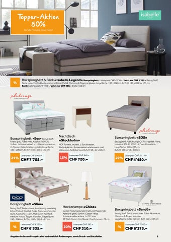 schubiger 家具目录 · Schubiger Schlafwochen - Jetzt 15-25% sparen auf alle 家具 für einen gesunden Schlaf! 第 3 页