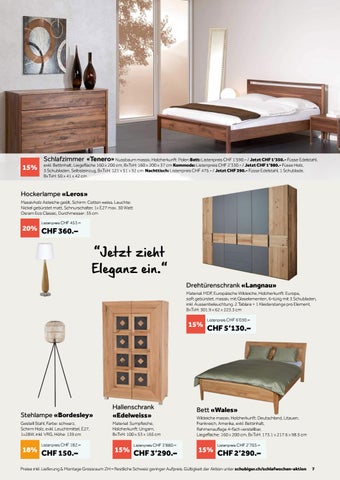 schubiger 家具目录 · Schubiger Schlafwochen - Jetzt 15-25% sparen auf alle 家具 für einen gesunden Schlaf! 第 7 页