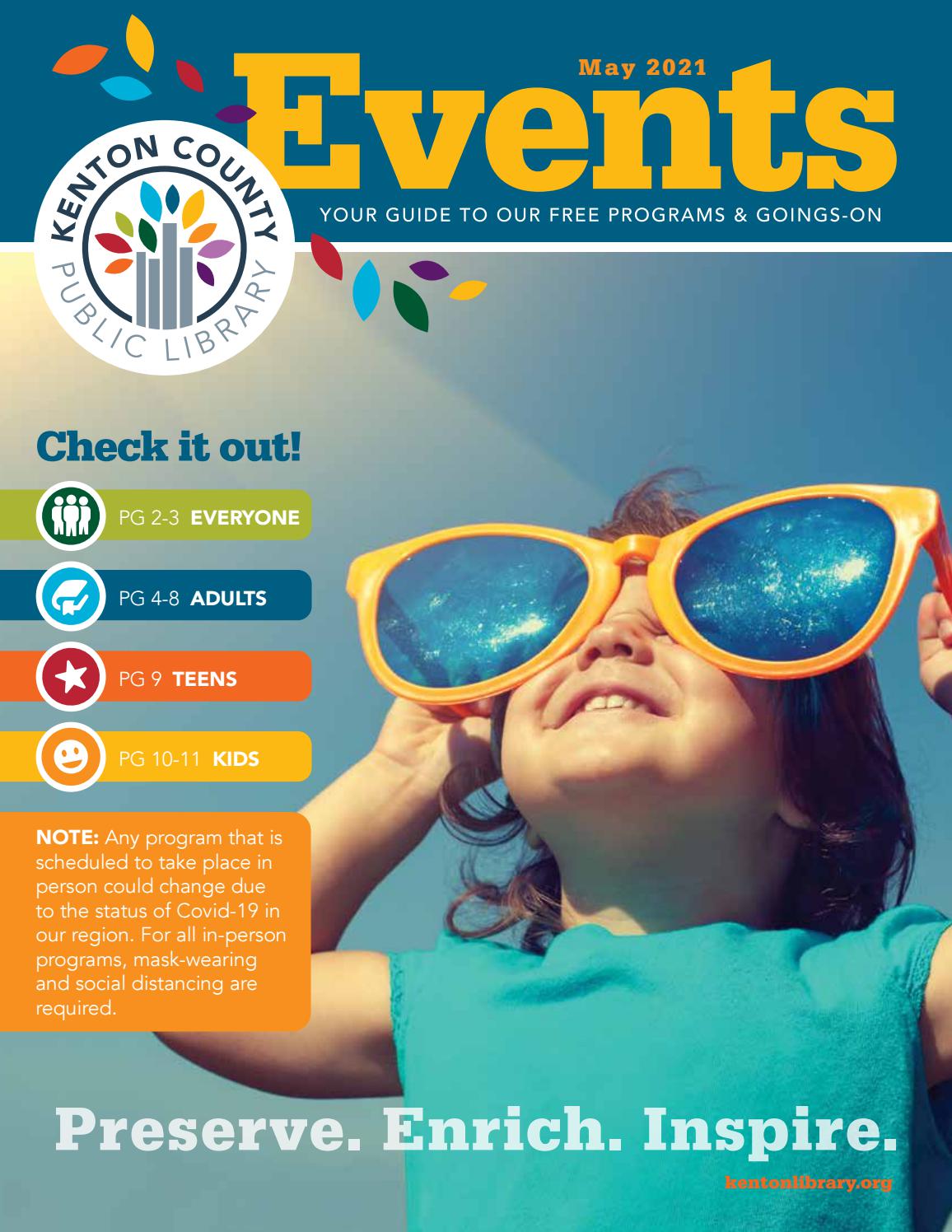 Kenton County Public Library May 2021 Events by Kenton County Public