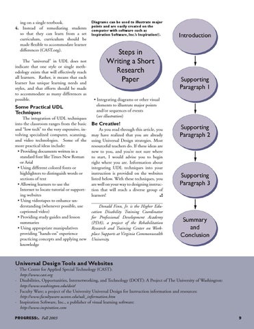 PROGRESS Fall 2003 第 9 页