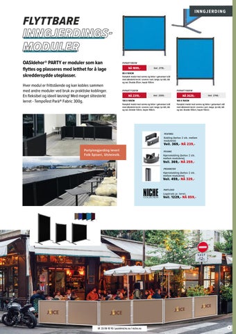 NICHE Utemøbelkatalog 编号 2 2021 第 11 页