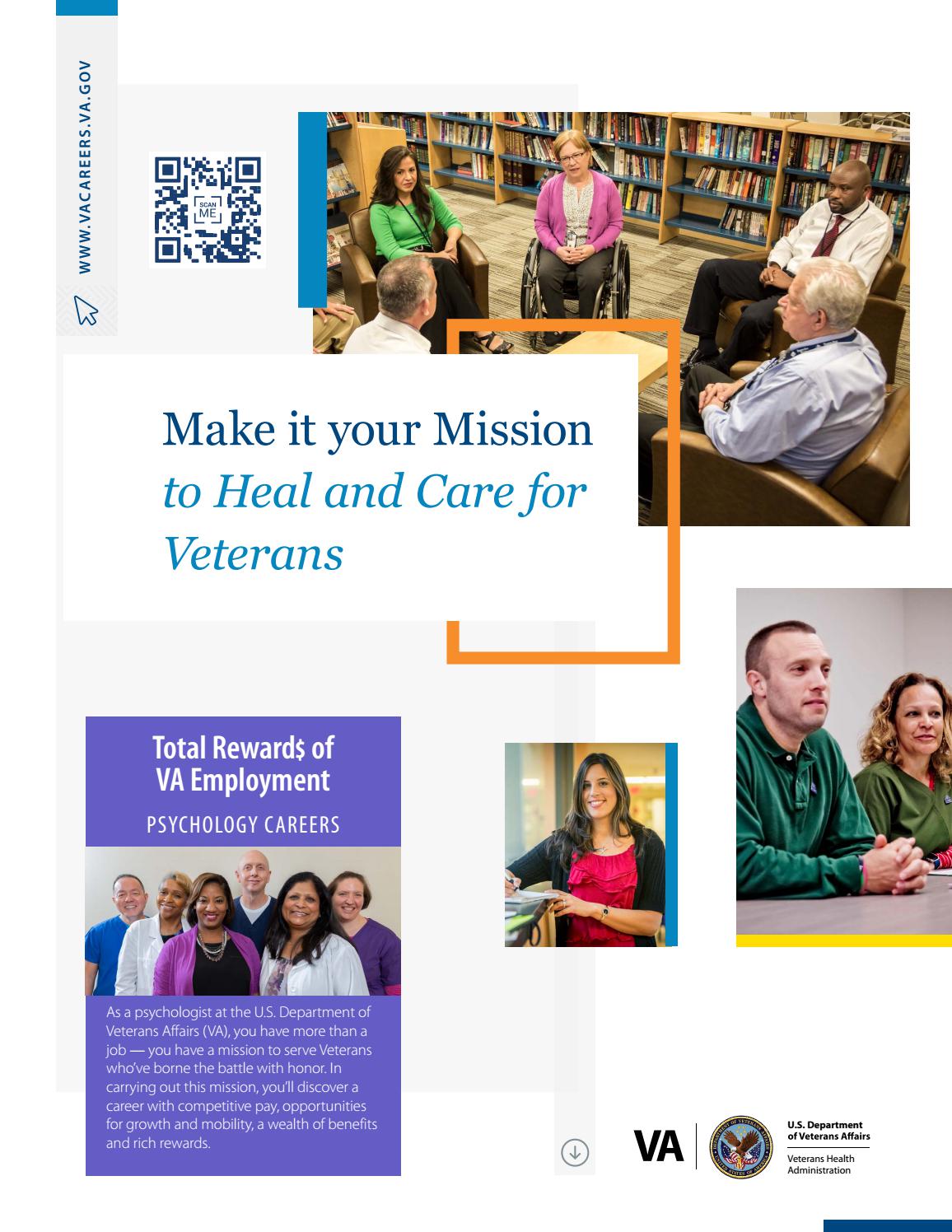 Total Rewards of VA Employment Flyer Psychology Careers by vacareers Issuu