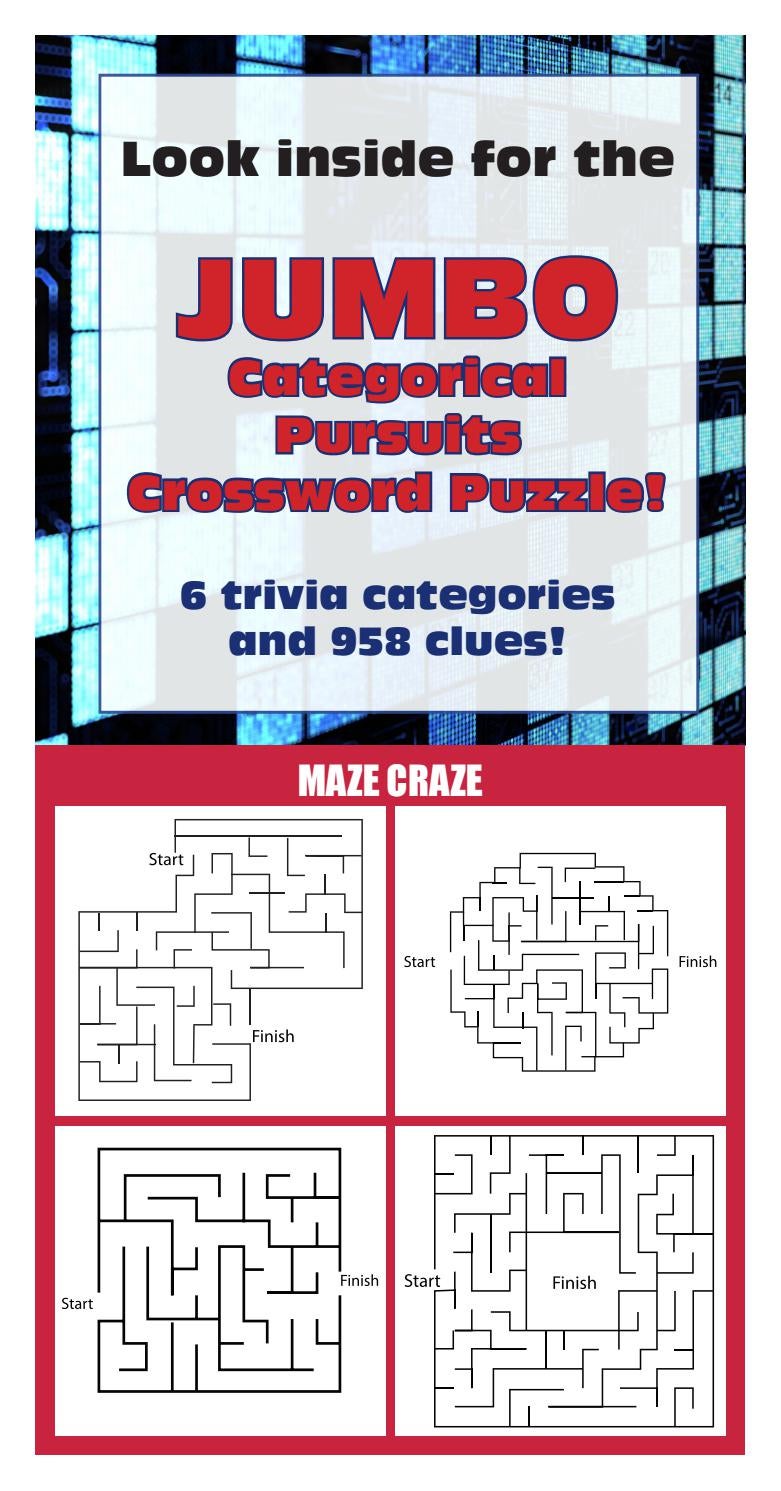 Jumbo Crossword Categorical Pursuits by Hearst Midwest Issuu