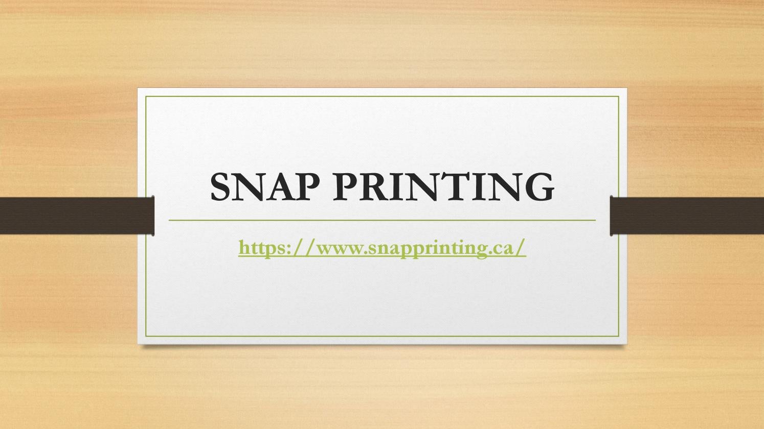 Best Kelowna Printing Services by Snap Printing Issuu