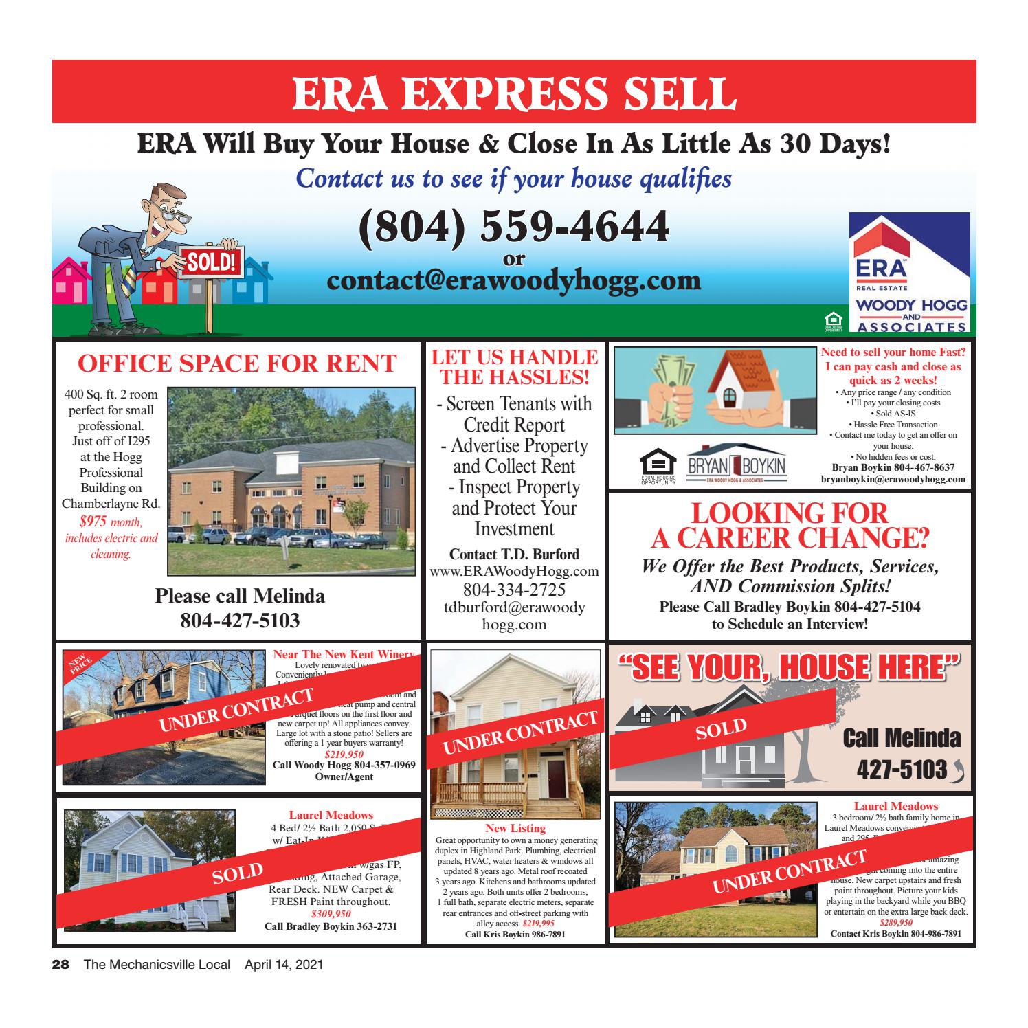 The Mechanicsville Local 04/14/2021 by MechanicsvilleAshland Local