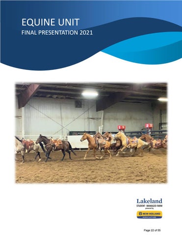 2021 Livestock SMF Final Presentation Booklet by Lakeland College ...