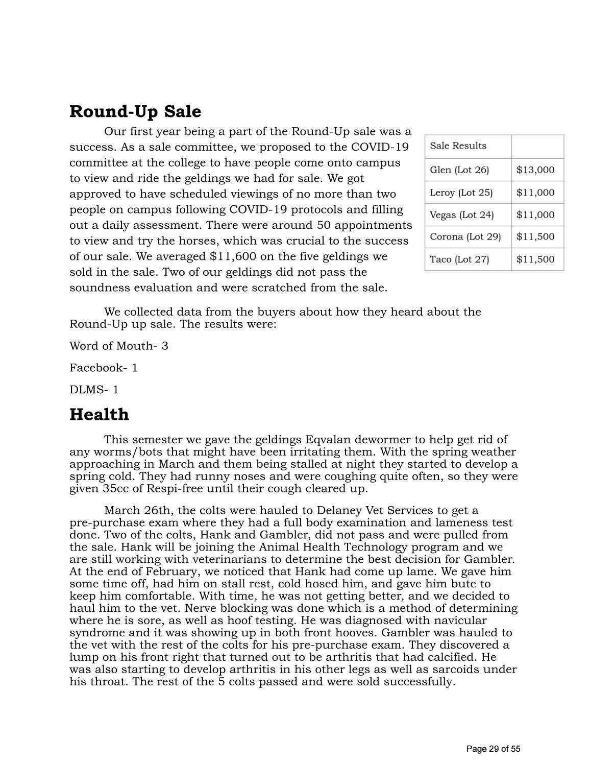 2021 Livestock SMF Final Presentation Booklet by Lakeland College ...