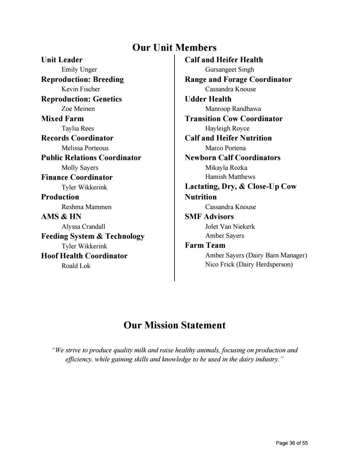 2021 Livestock SMF Final Presentation Booklet by Lakeland College ...