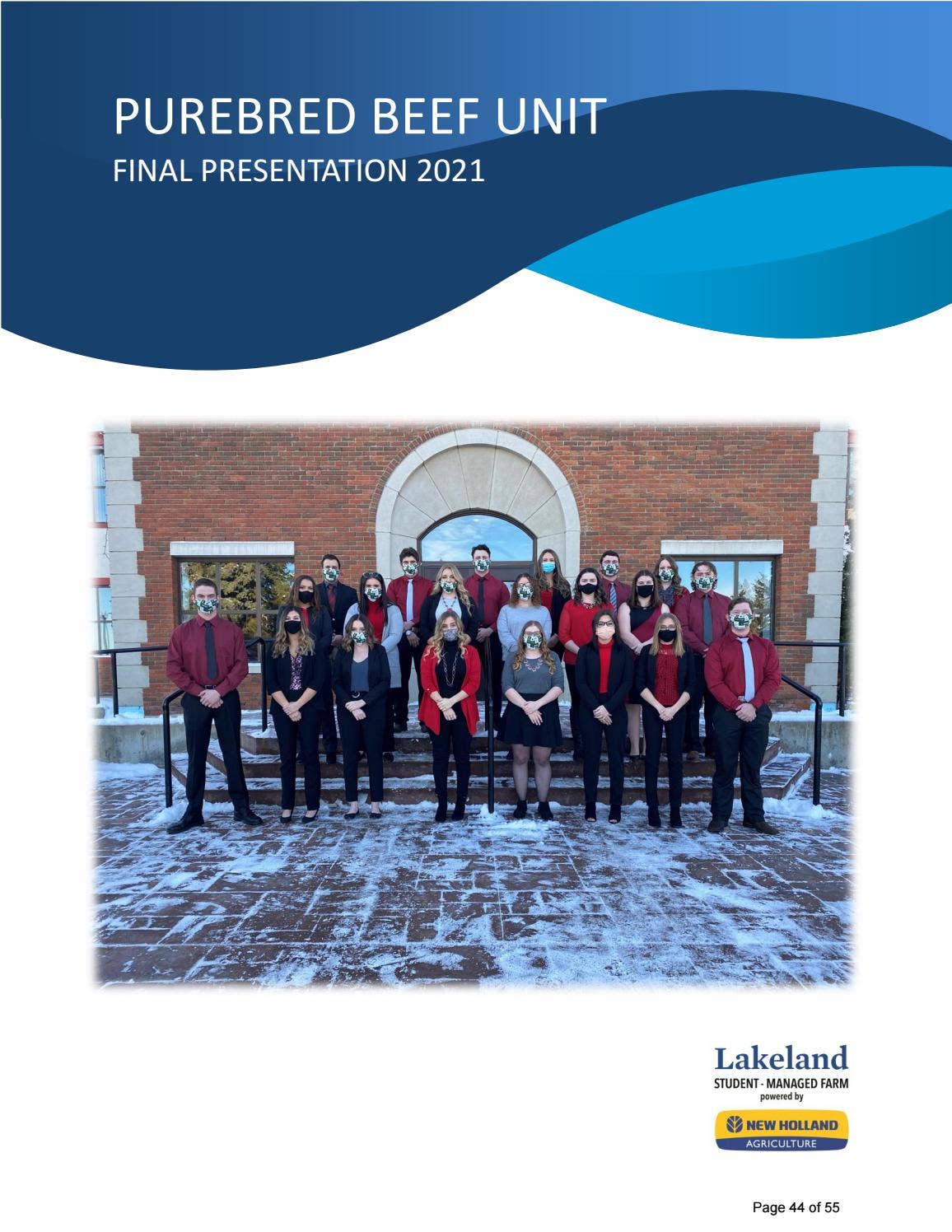 2021 Livestock SMF Final Presentation Booklet by Lakeland College ...