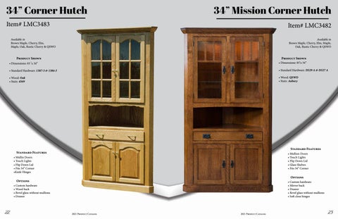 Heritage Amish Furniture 家具目录 · L × M Woodworking 2021 第 12 页