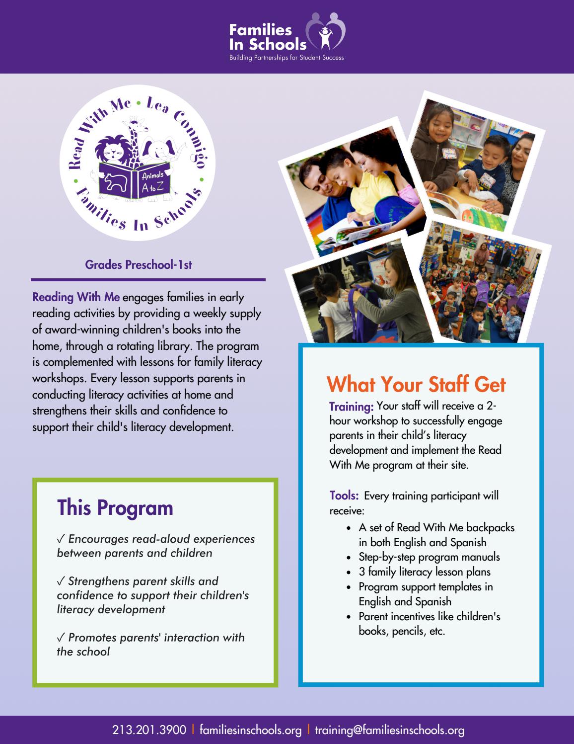 Families In Schools Curriculum by Families In Schools - Issuu