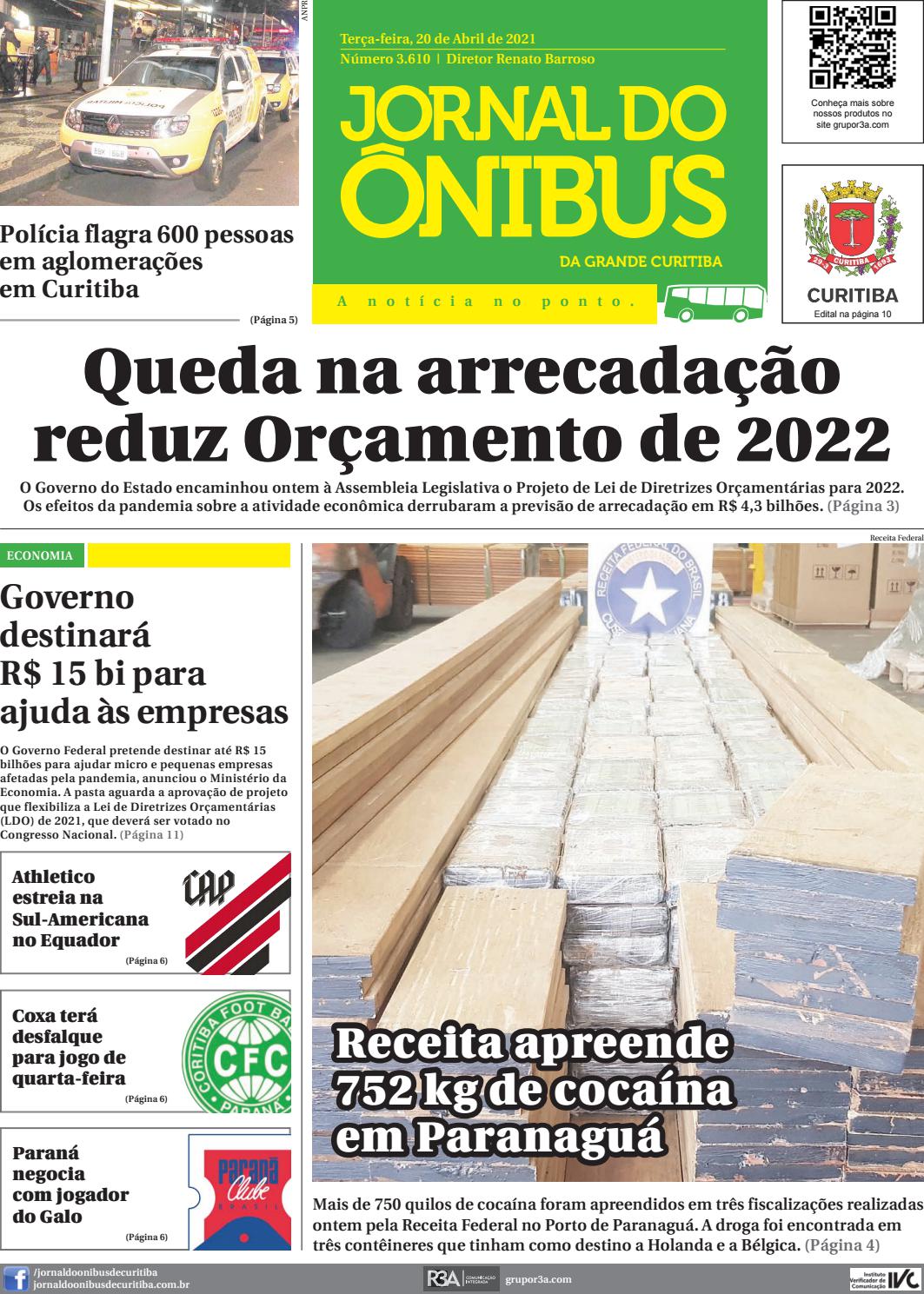 Jornal do Ônibus de Curitiba - 20/04/2021 by Editora ...