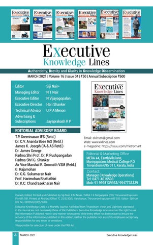 Executive Knowledge Lines March 2021 第 4 页