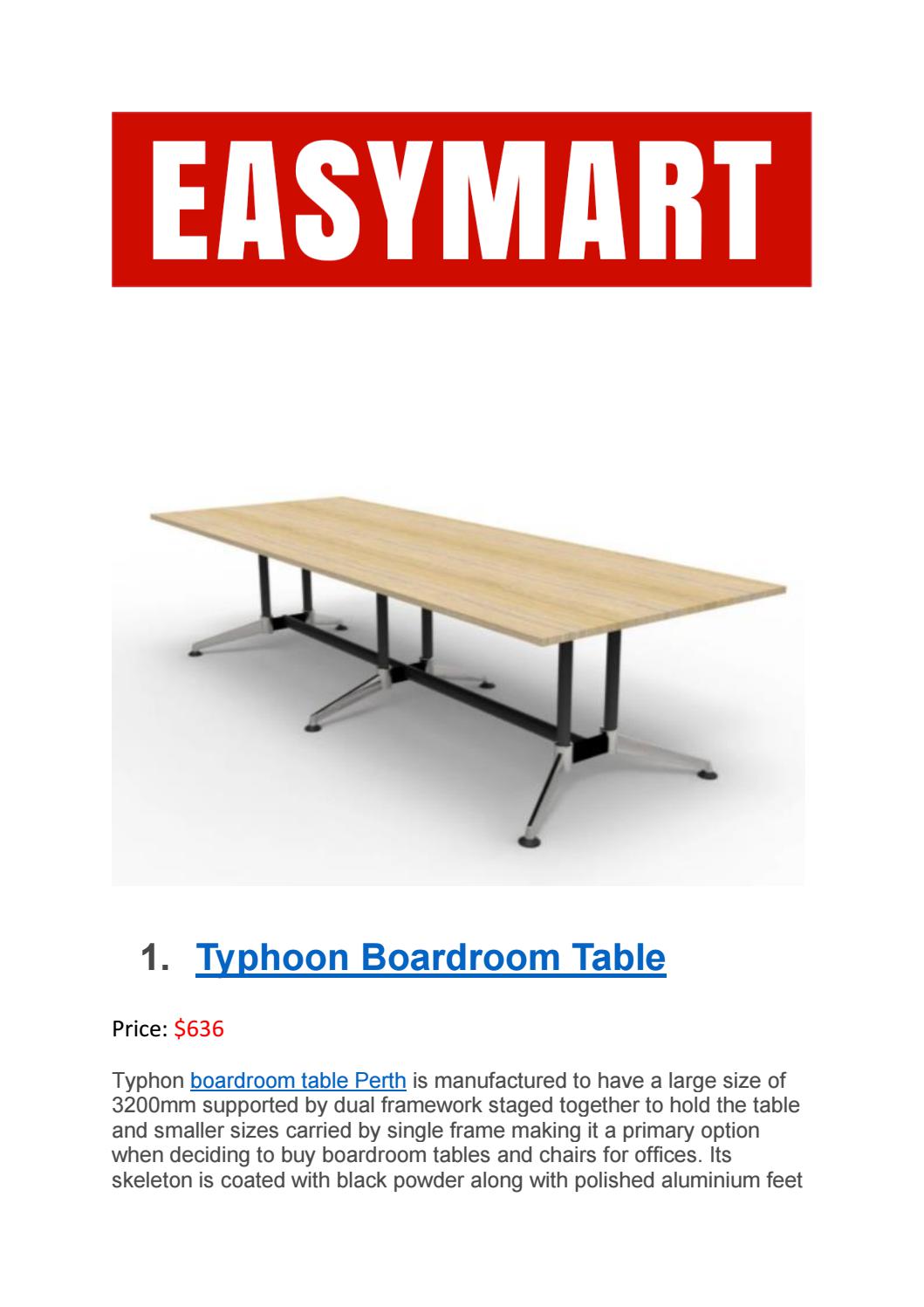 Boardroom table Perth. pdf by EasyMart Issuu