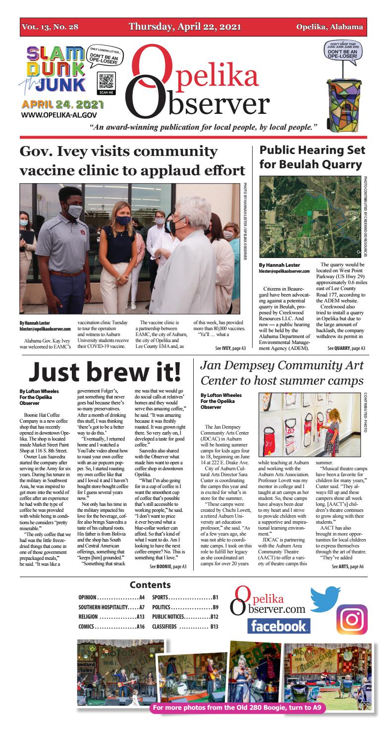 Opelika Observer 04-22-2021 by OpelikaObserver - Issuu