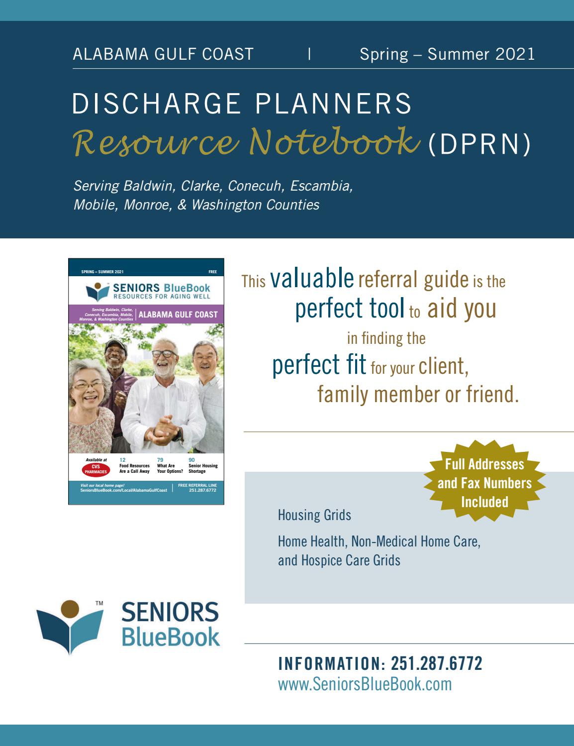 Alabama Gulf Coast DISCHARGE PLANNERS Resource Notebook (DPRN