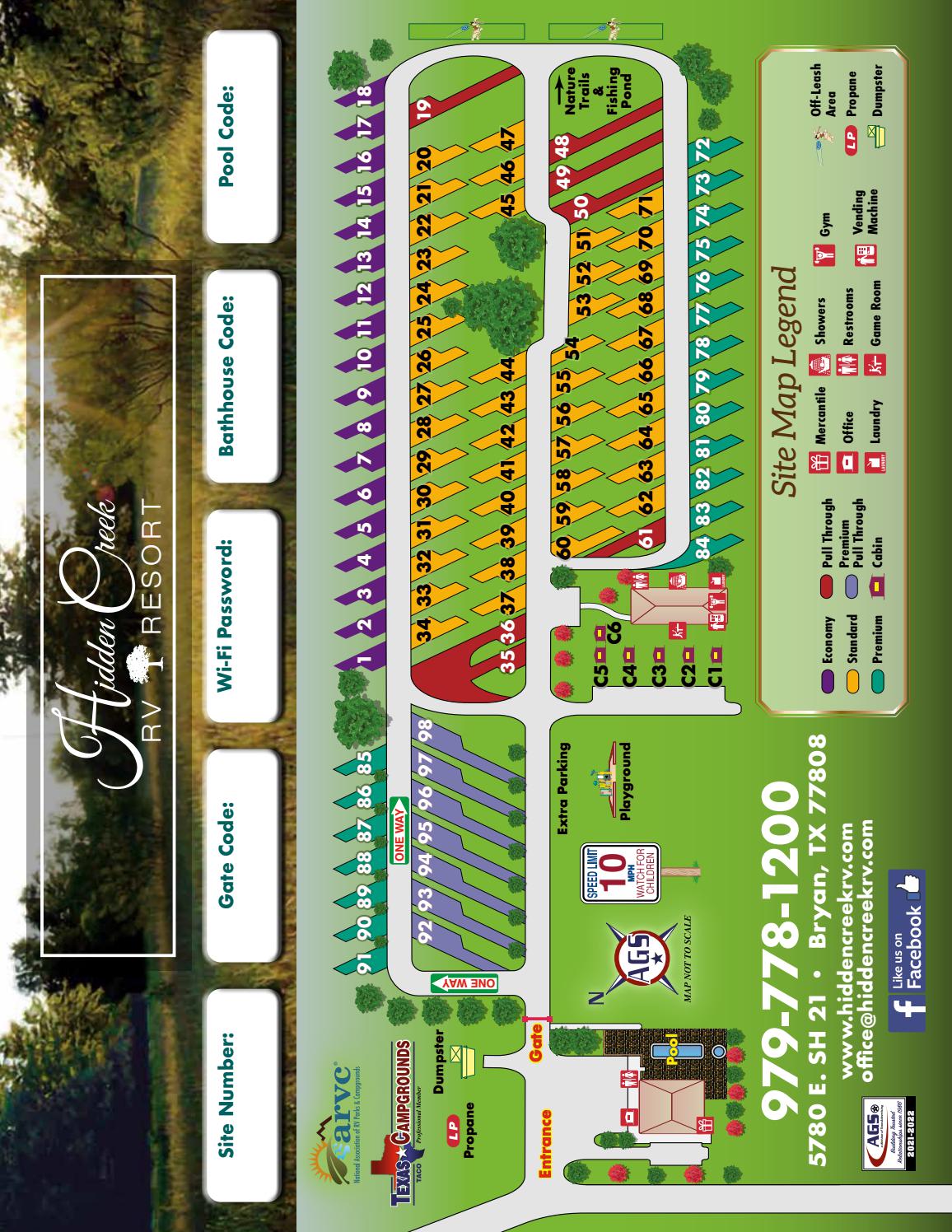 Hidden Creek Rv Resort By Ags Texas Advertising Issuu