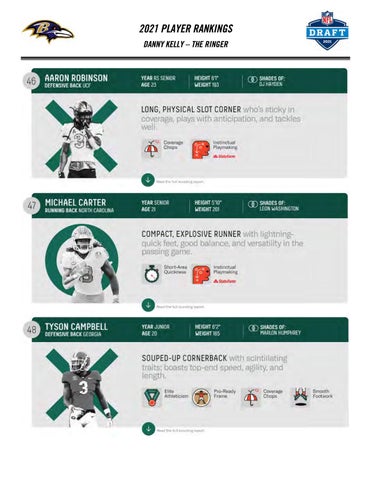 Baltimore Ravens 2021 Draft Guide by Baltimore Ravens - Issuu