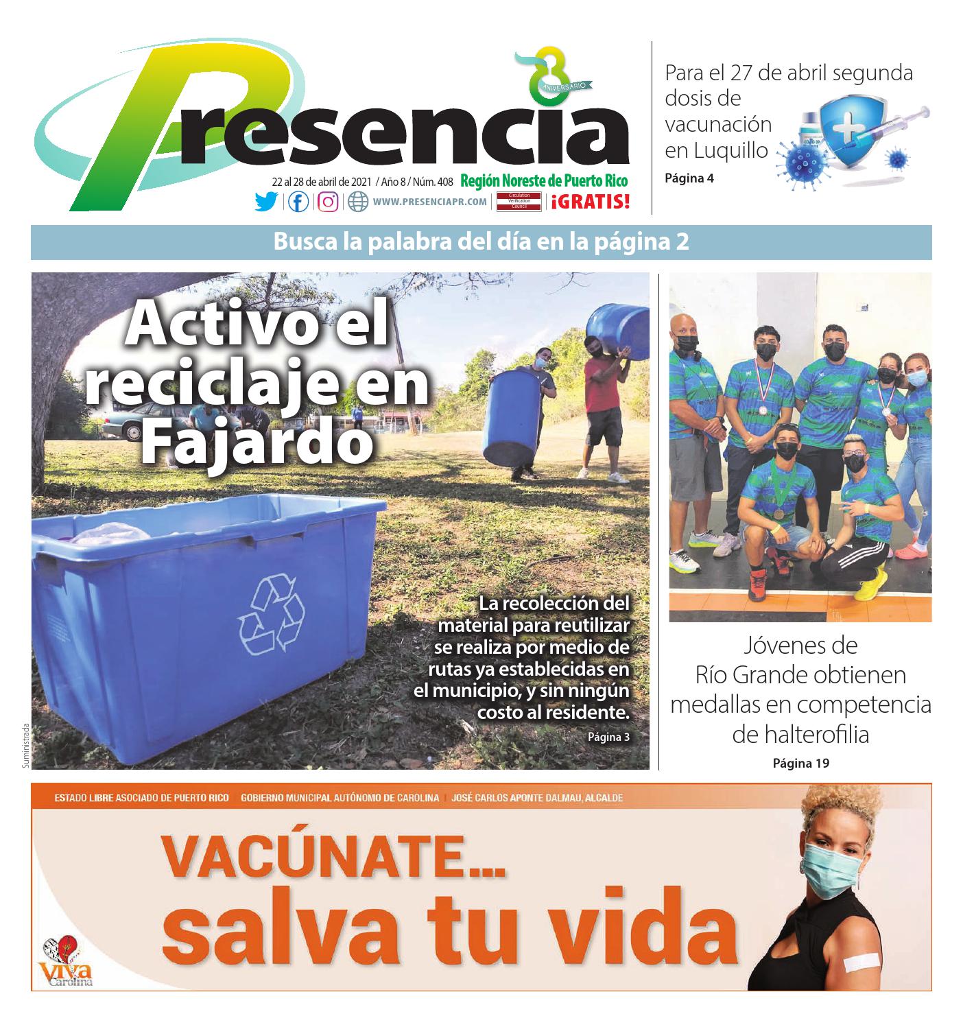 4 Fotos 1 Palabra 8 Letras Contenedores Presencia - Año 8 / Número 408 by Periódico Presencia - Issuu
