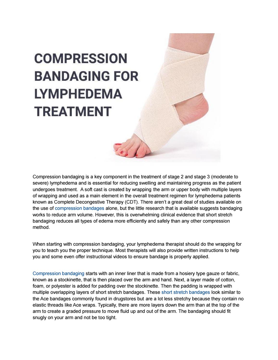 Science Behind Compression Bandaging for Lymphedema Treatment by