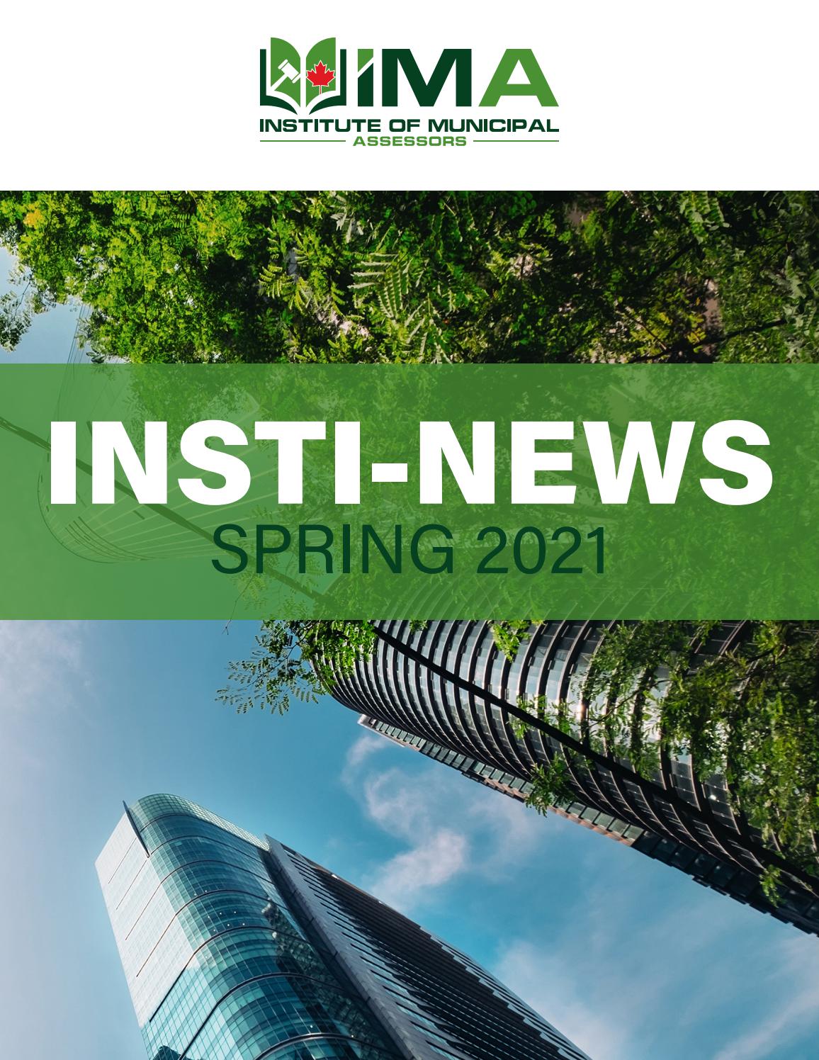 IMA Insti-News | Spring 2021 by theima - Issuu
