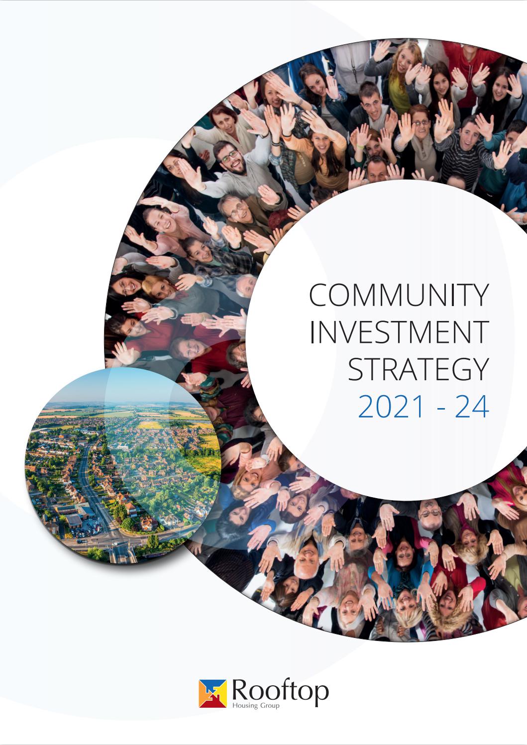 Rooftop Community Investment Strategy 2021 24 by Rooftop Housing