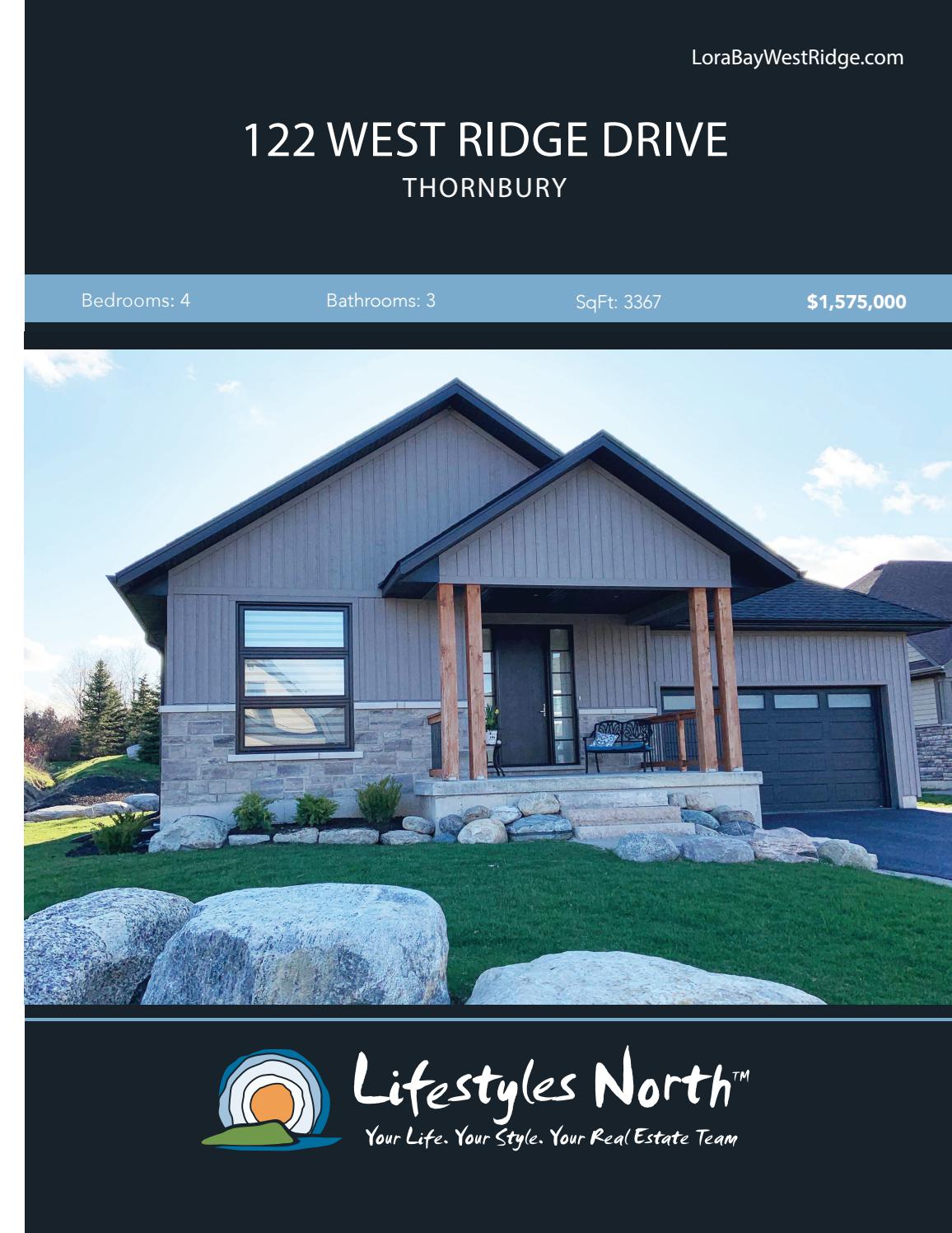 122 West Ridge Drive, Thornbury by lifestylesnorth Issuu