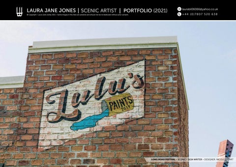 Laura Jane Jones - Scenic Artist - Portfolio (2021) 第 8 页