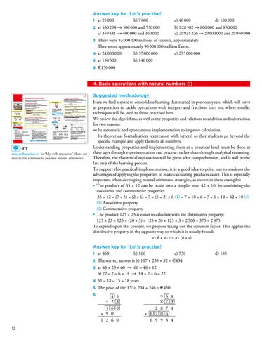 Mathematics 1 Teacher's Guide sample unit by Grupo Anaya, S.A. - Issuu